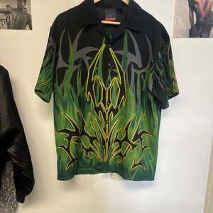 Vintage C-two shirt y2k button up shirt